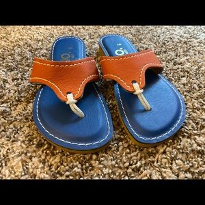 KINO Orange & Blue Sandals